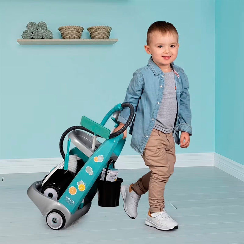 Smoby Cleaning Trolley-Vacuum Cleaner 330316