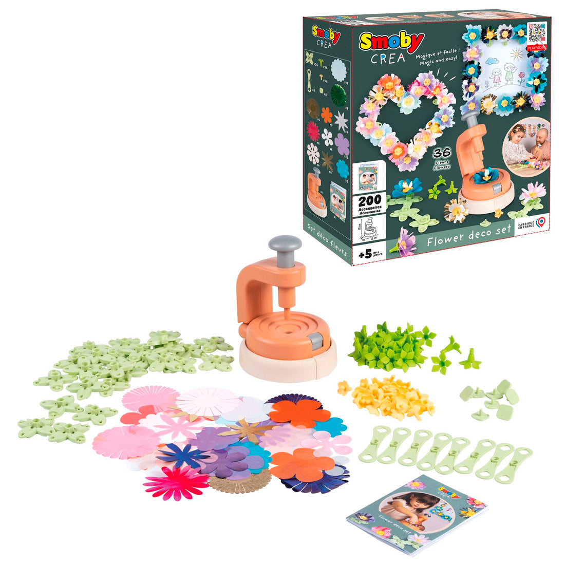 Smoby Crea Deco Flowers Set 7600350410