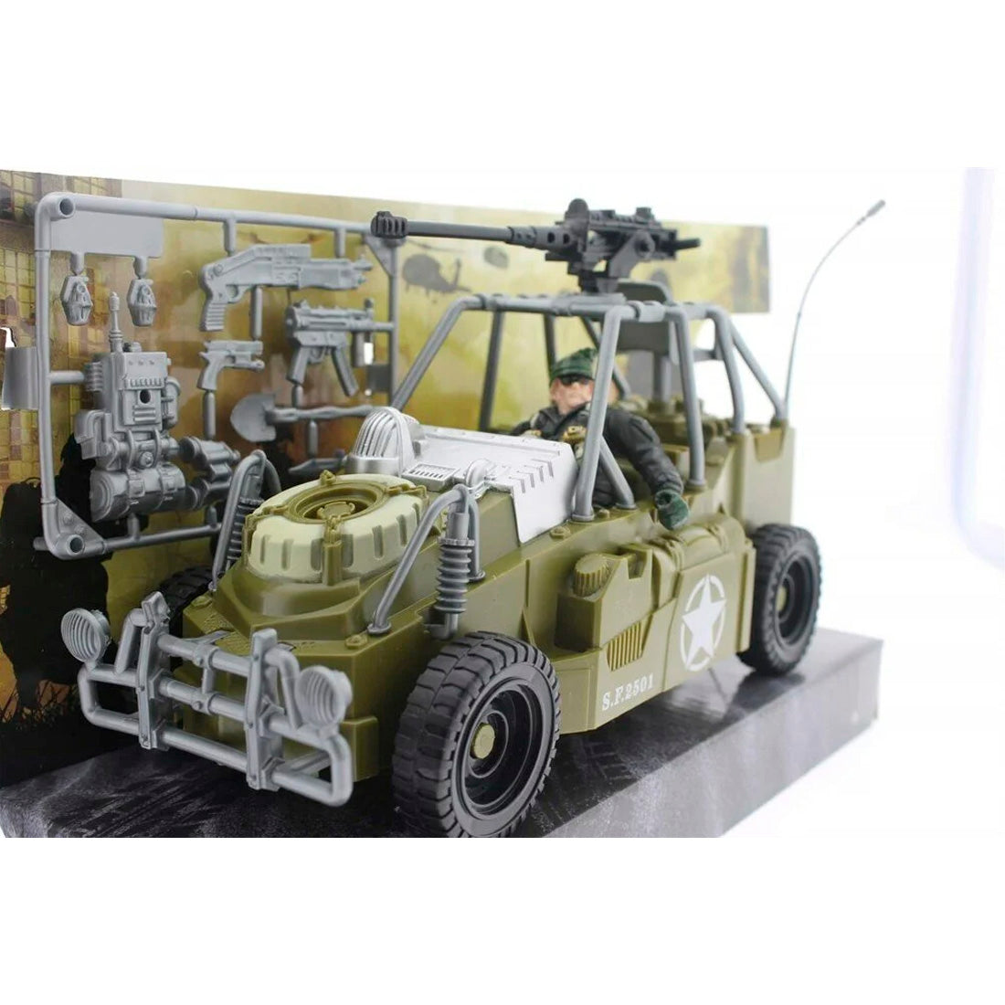 Mega Soldier Force Askeri Jeep Bt 3109-43