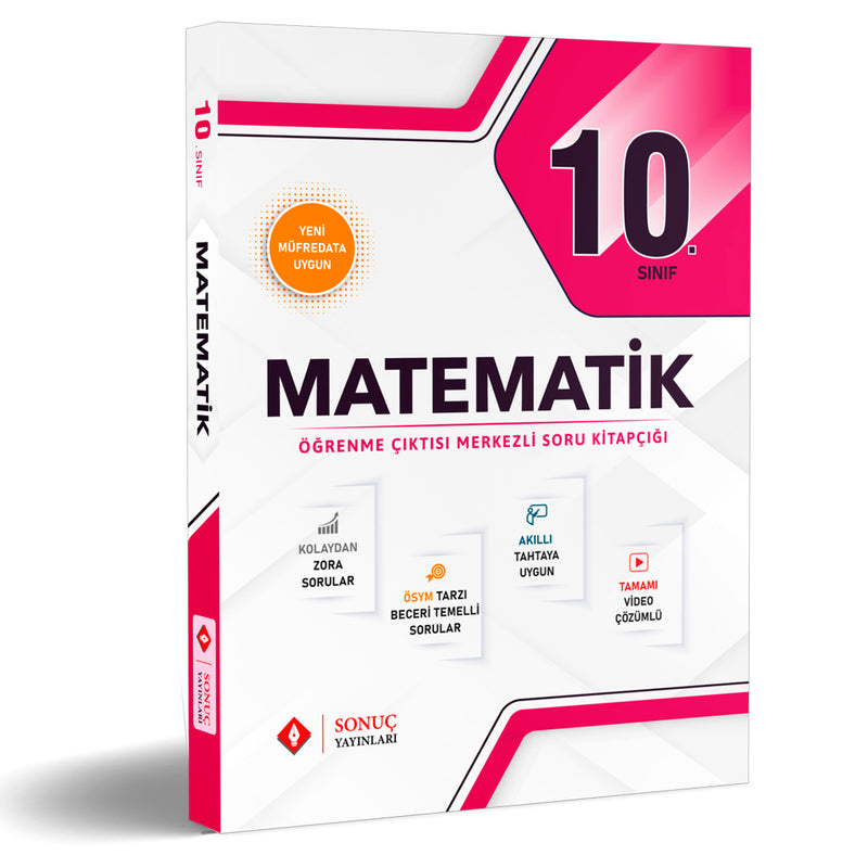 Sonuç Yayınları 10. Sınıf Matematik Soru Bankası Modüler Set