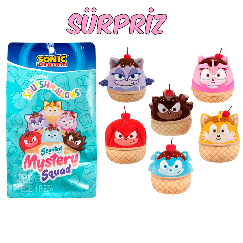 Squishmallows Squishmallows Mystery Squad Sonic Sürpriz Figür 13 Sq/Sg00228