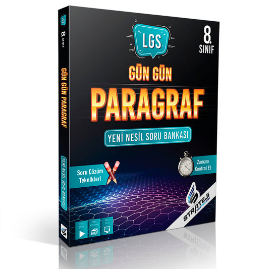 Strateji Yayınları 8. Sınıf LGS Gün Gün Pragraf Yeni Nesil Soru Bankası