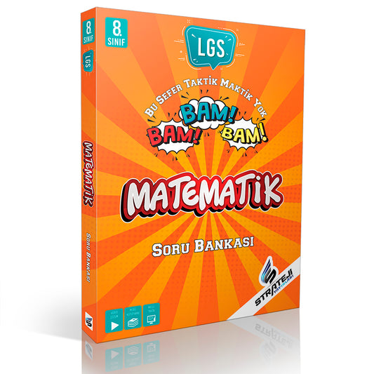 Strateji Yayınları 8. Sınıf Matematik Bam Bam Soru Bankası