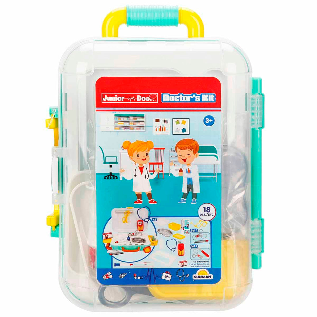 Sunman Doktor Set Çekçekli Bavul 18Prç S00004676