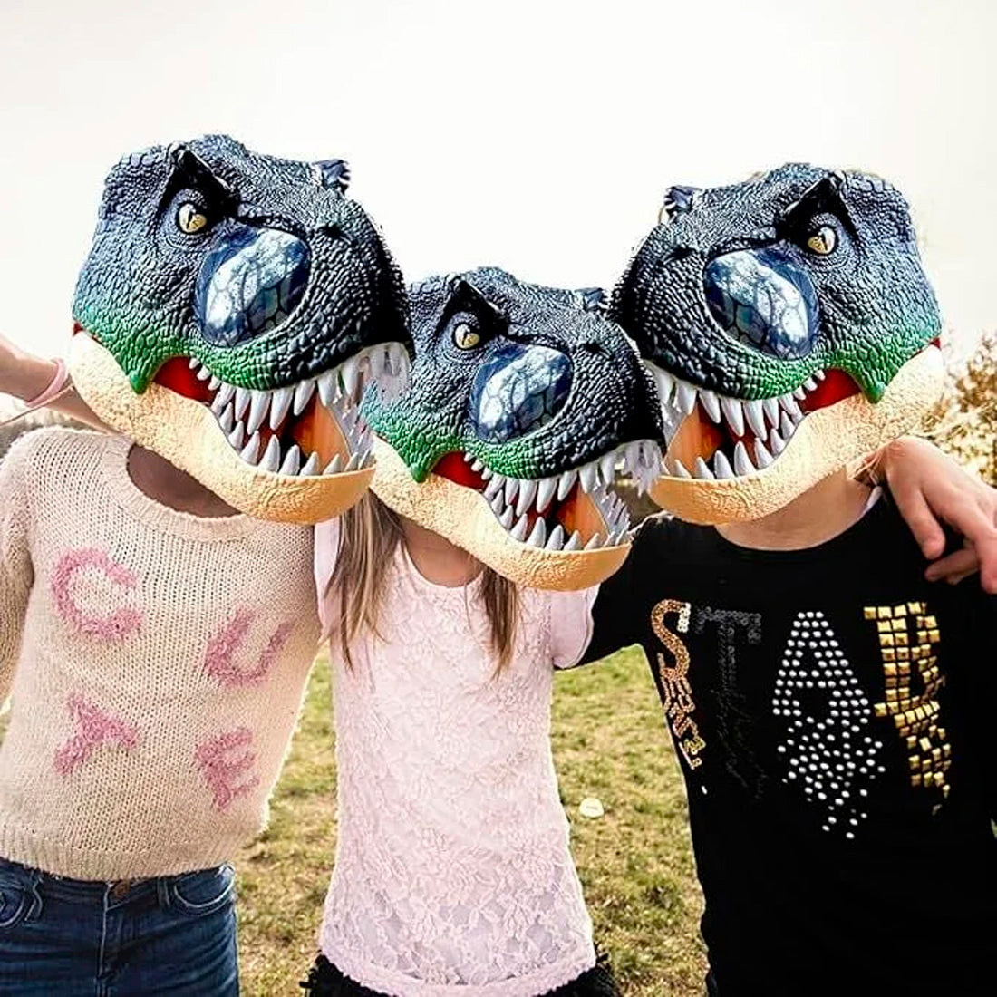 T-Rex Maskesi Işıklı Ve Sesli