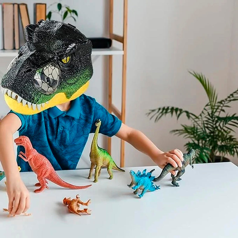 T-Rex Maskesi Işıklı Ve Sesli