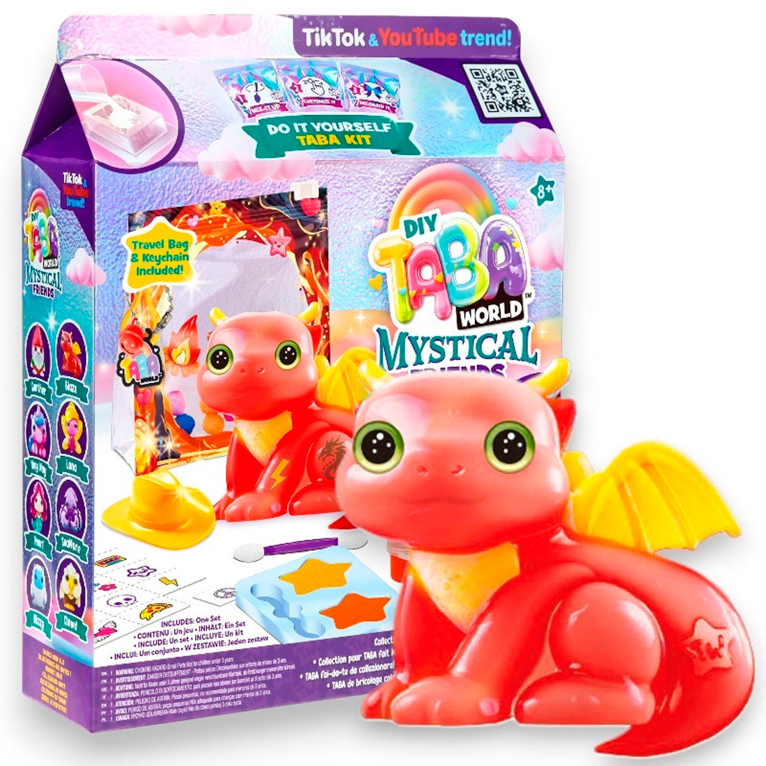 Taba World Dıy Mystical Friends Keychain Box Kit (Dragon) 4726