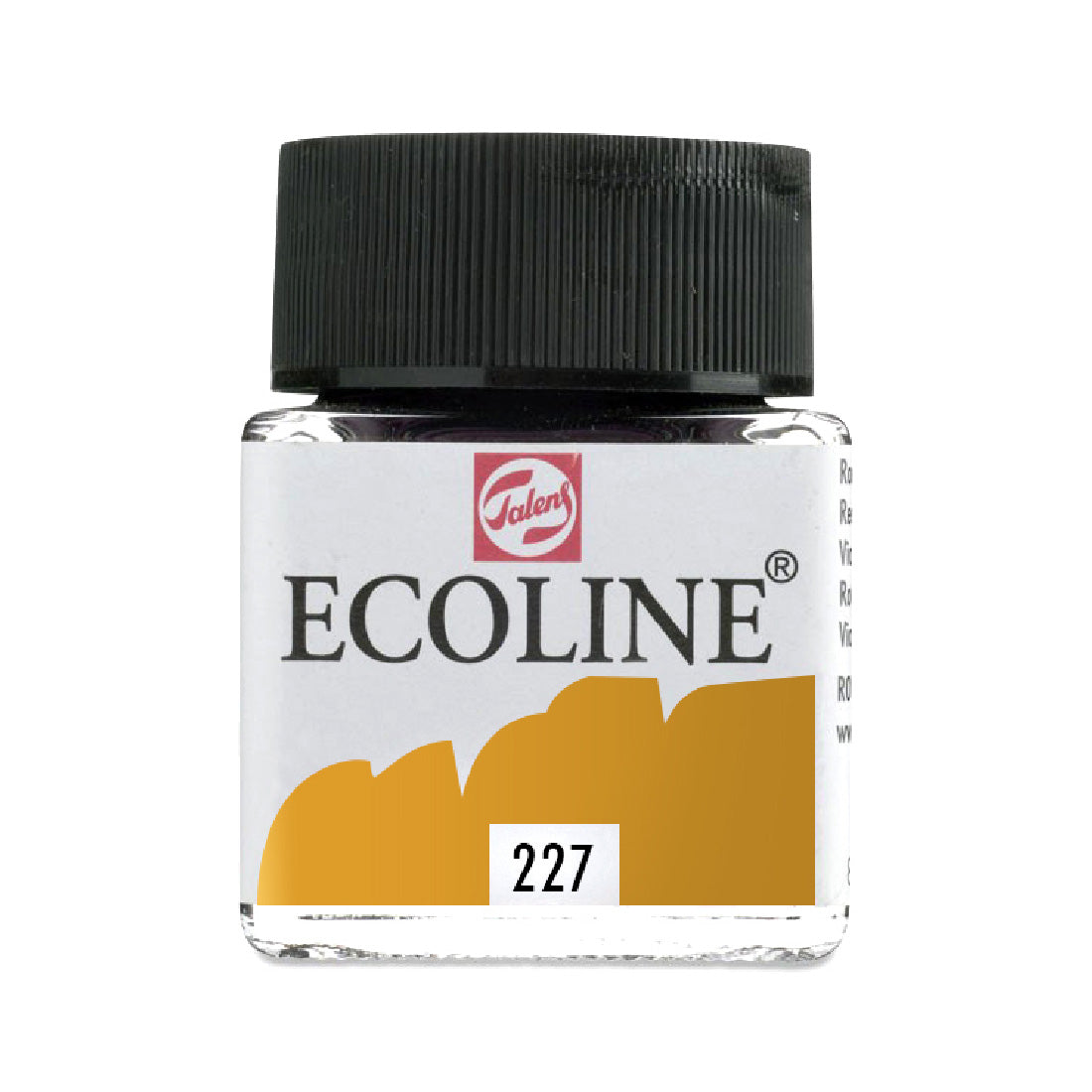 Talens Ecoline 227 Sarı Aşıboyası 30ml Sıvı Suluboya - Profesyonel Sanat ve Hobi Malzemesi