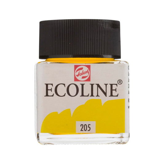 Talens Ecoline 30 ml Limon Sarısı Sıvı Suluboya - Sanatsal Resim ve Hobi Boyası