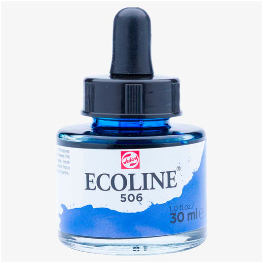 Talens Ecolıne 30Ml 506 Sıvı Suluboya Ultramarine Deep - Sanatsal Resim ve İllüstrasyon İçin Profes
