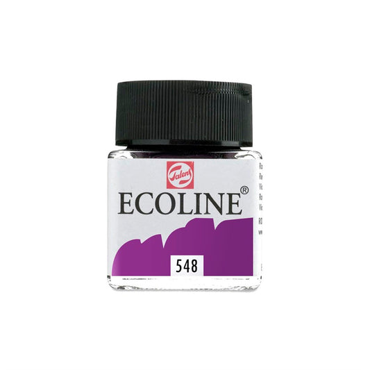 Talens Ecoline Aquarela Liquida Mavi Mor 30 ml Sulu Boya Mürekkebi - Sanatsal Resim ve Çizim İçin