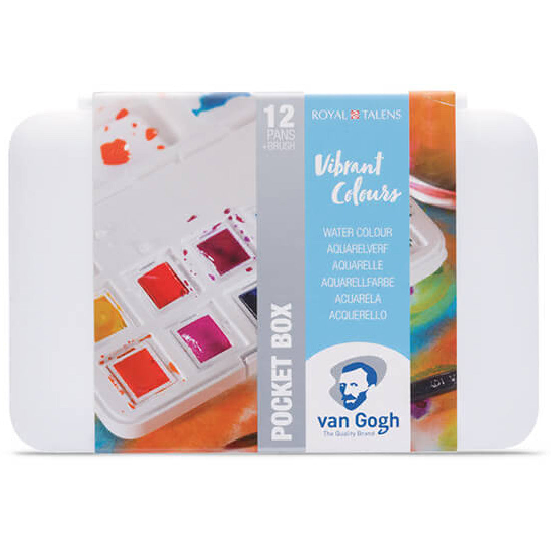 Talens Van Gogh Vibrant Suluboya Seti 12 Renk - Fırça Hediyeli - Sanatsal Hobi ve Resim Malzemeleri