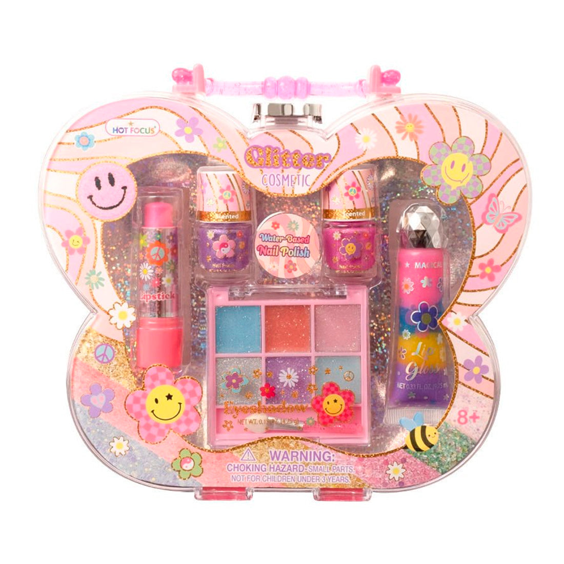 Taşınabilir Parıltılı Kozmetik Seti