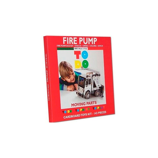 To Do Fire Pump Ahşap Çocuk Puzzle Kiti