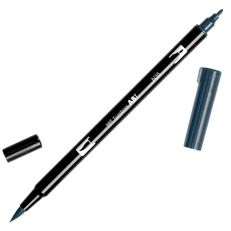 Tombow AB-T Cool Gray Çift Uçlu Grafik Kalemi - Çizim, Eskiz ve Sanat Kalemi