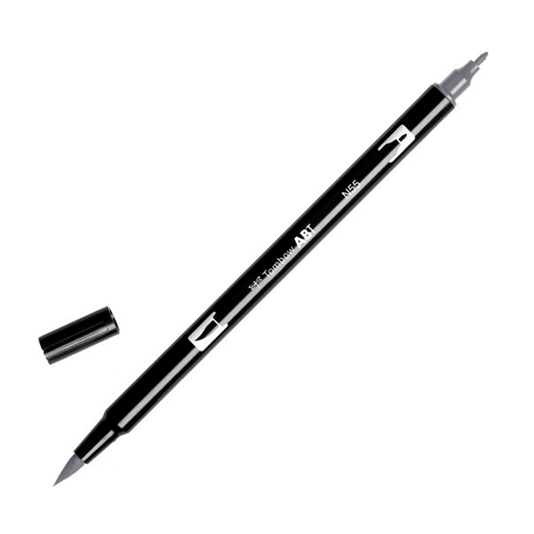 Tombow AB-T Cool Gray Çift Uçlu Grafik Kalemi - Sanatsal Çizim, Eskiz ve İllüstrasyon Kalemi