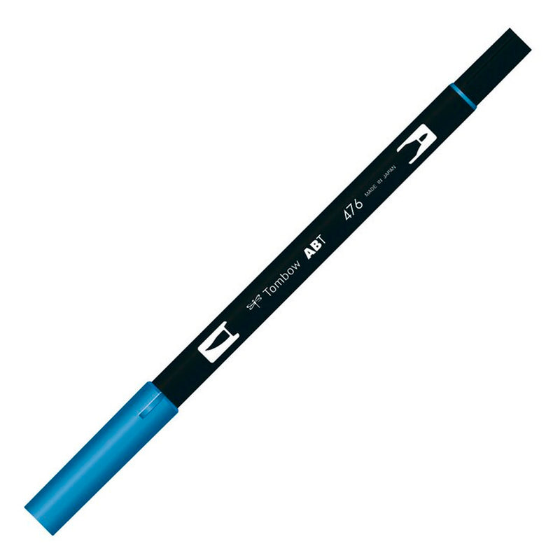 Tombow AB-T Cyan Çift Uçlu Grafik Kalemi - Sanatsal Çizim, İllüstrasyon ve Eskiz Markeri