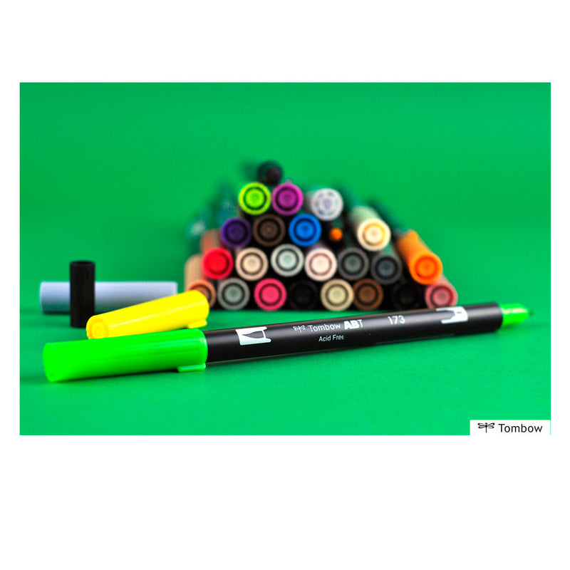 Tombow AB-T Koyu Erik Çift Uçlu Grafik Kalemi - Sanatsal Çizim ve Eskiz Kalemi