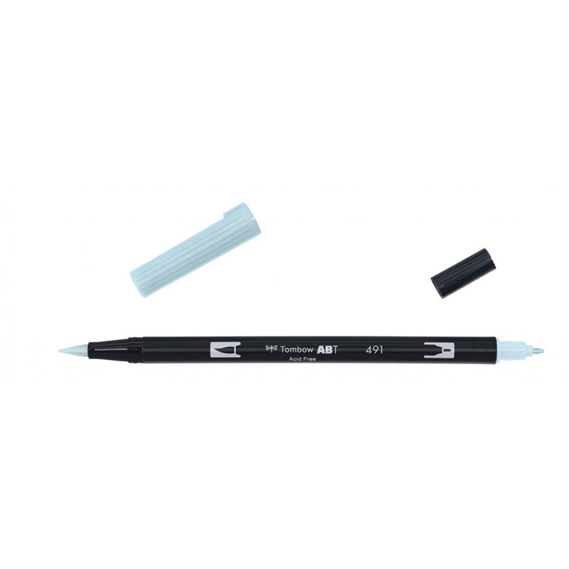 Tombow AB-T Buz Mavisi Çift Uçlu Grafik Kalemi - Sanatsal Çizim, İllüstrasyon ve Eskiz Kalemi