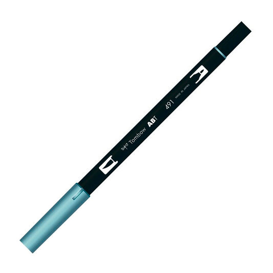 Tombow AB-T Buz Mavisi Çift Uçlu Grafik Kalemi - Sanatsal Çizim, İllüstrasyon ve Eskiz Kalemi