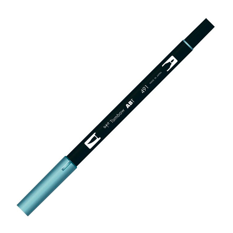 Tombow AB-T Buz Mavisi Çift Uçlu Grafik Kalemi - Sanatsal Çizim, İllüstrasyon ve Eskiz Kalemi