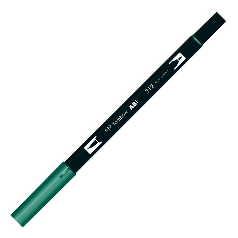 Tombow AB-T Koyu Yeşil Çift Uçlu Grafik Kalemi - Sanat, Çizim ve İllüstrasyon Kalemi