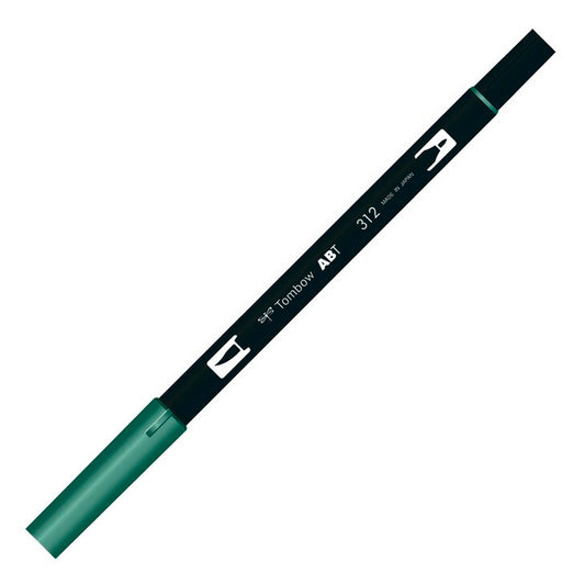 Tombow AB-T Koyu Yeşil Çift Uçlu Grafik Kalemi - Sanat, Çizim ve İllüstrasyon Kalemi