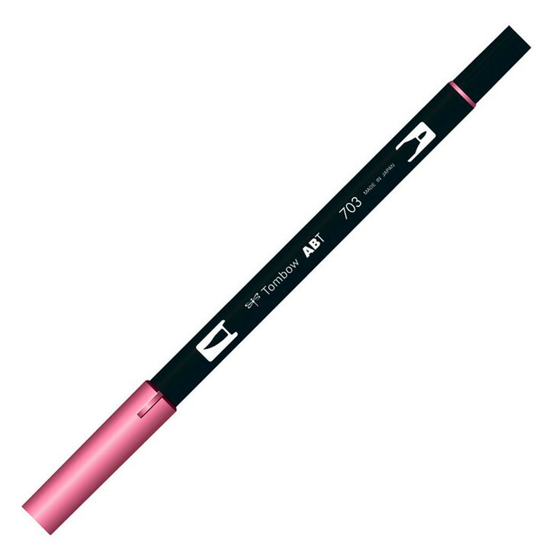 Tombow AB-T Pembe Gül Çift Uçlu Grafik Kalemi - Çizim, Eskiz ve İllüstrasyon Kalemi