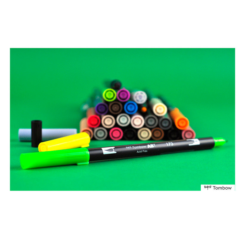 Tombow AB-T Pembe Gül Çift Uçlu Grafik Kalemi - Çizim, Eskiz ve İllüstrasyon Kalemi