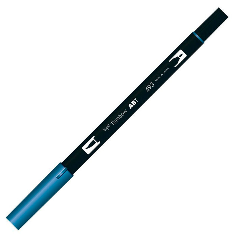 Tombow AB-T Reflex Mavi Çift Uçlu Grafik Kalemi - Sanatsal Çizim, Eskiz ve İllüstrasyon Kalemi