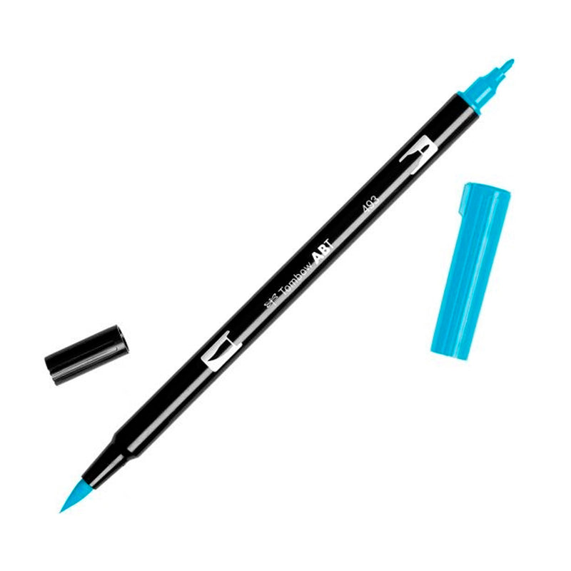 Tombow AB-T Reflex Mavi Çift Uçlu Grafik Kalemi - Sanatsal Çizim, Eskiz ve İllüstrasyon Kalemi
