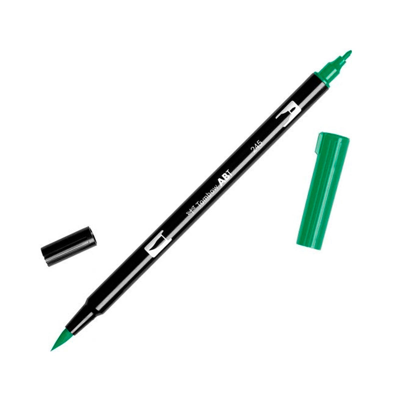 Tombow AB-T Sap Yeşili Çift Uçlu Grafik Kalemi - Çizim, Eskiz ve İllüstrasyon Kalemi