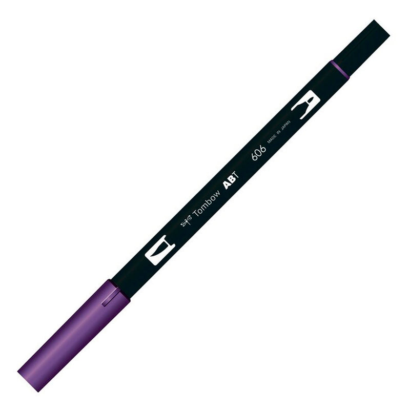 Tombow AB-T Mor Çift Uçlu Grafik Kalemi - Sanatsal Çizim, İllüstrasyon ve Eskiz Kalemi