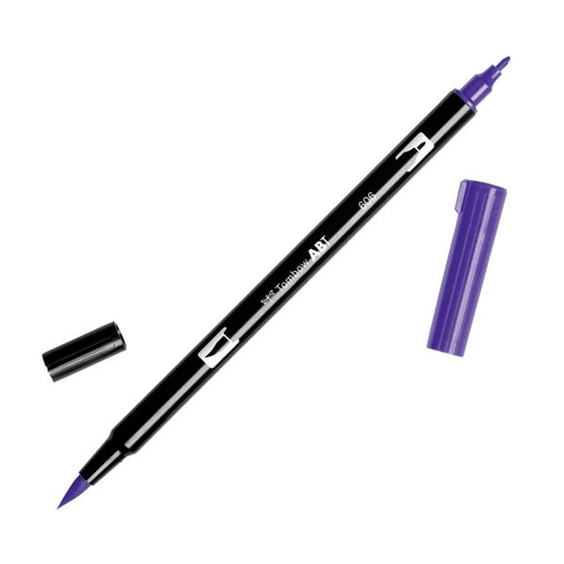 Tombow AB-T Mor Çift Uçlu Grafik Kalemi - Sanatsal Çizim, İllüstrasyon ve Eskiz Kalemi
