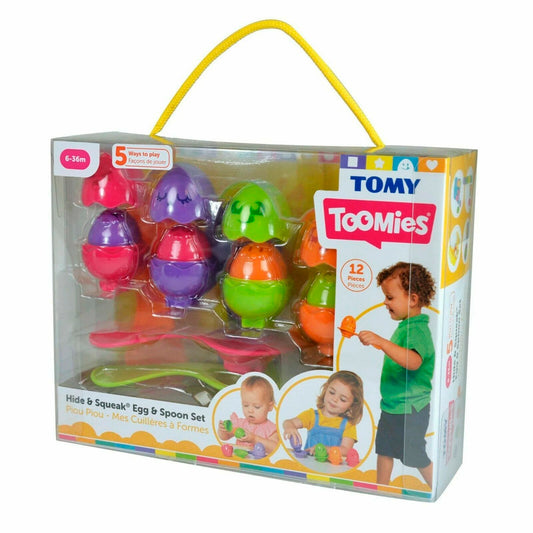 Tomy Preschool Saklambaçlı Yumurtalar Kaşık Seti TPR73082