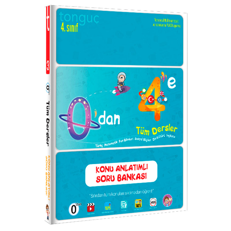 Tonguç Yayınları 4. Sınıf 0'Dan 4'E Konu Anlatımlı Soru Bankası