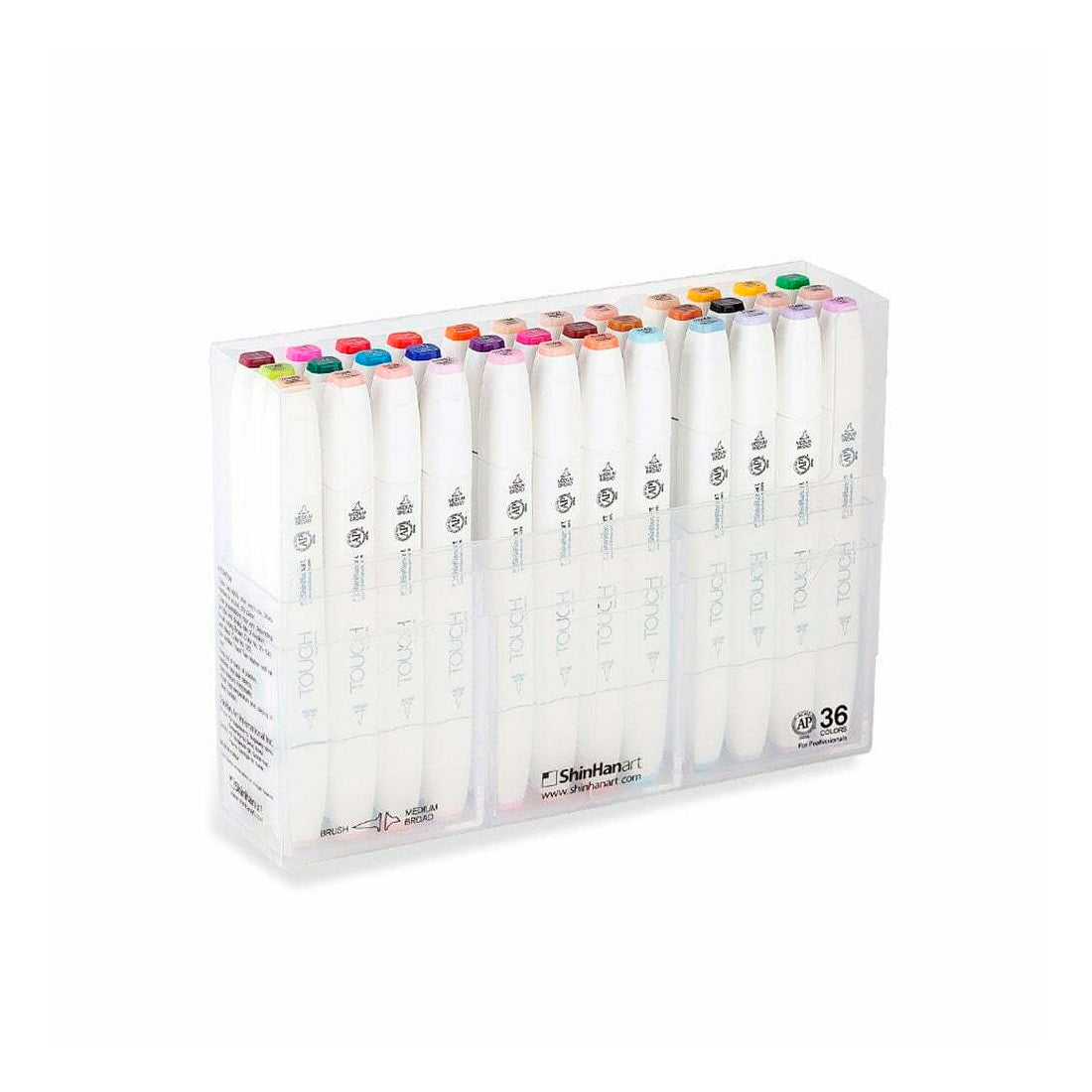 Touch Twin 36 Renk Marker Brush Set - Sanatsal Çizim, İllüstrasyon ve Tasarım Kalemi
