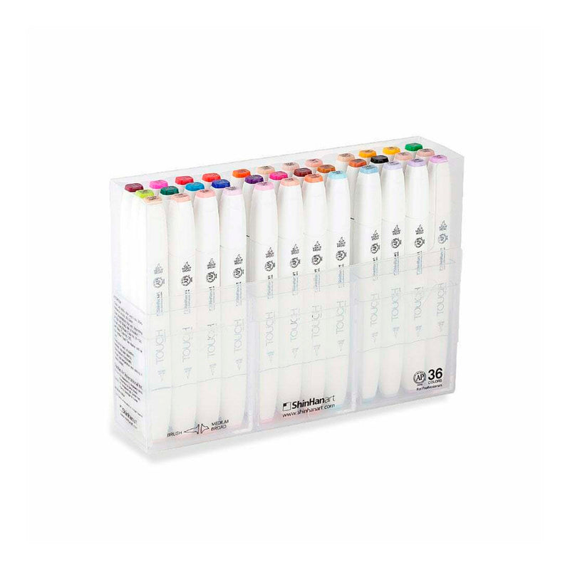 Touch Twin 36 Renk Marker Brush Set - Sanatsal Çizim, İllüstrasyon ve Tasarım Kalemi