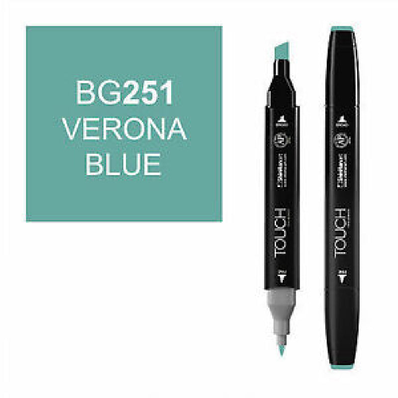 Touch Twin Verona Blue Marker - Sanatsal Çizim ve Tasarım Kalemi