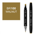 Touch Twin BR100 Ceviz Marker Kalem - Sanatsal Çizim ve Tasarım Markeri