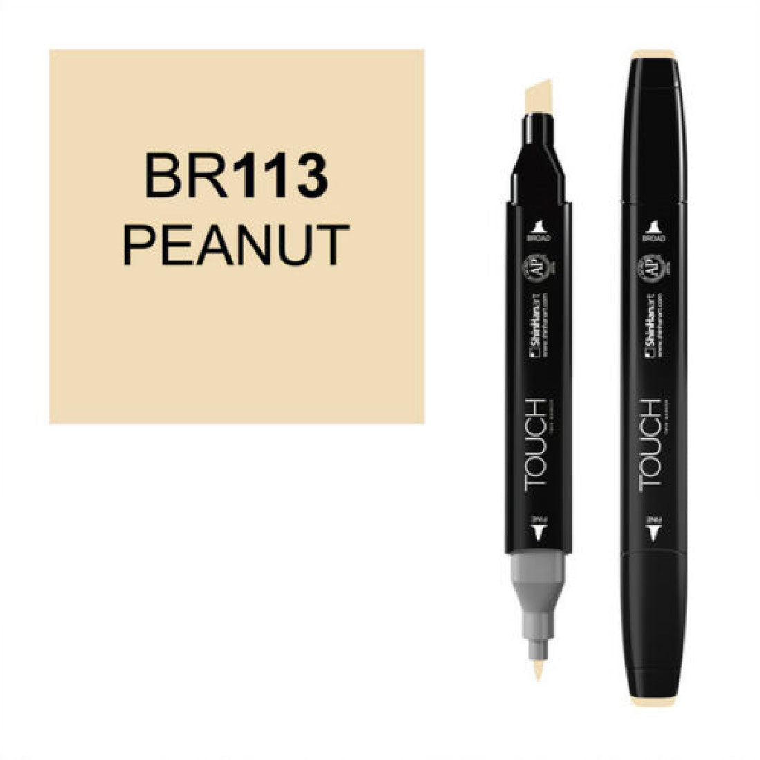 Touch Twin Fıstık Rengi Marker Kalem - Sanatsal Çizim ve Boyama Kalemi