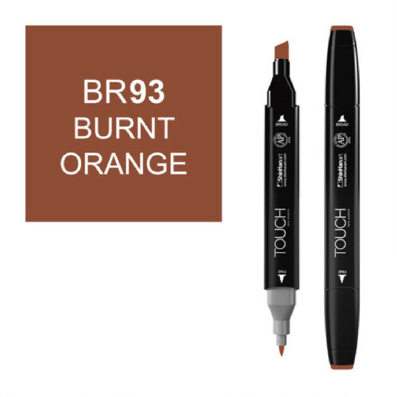 Touch Twin BR93 Yanık Turuncu Marker - Sanat, Çizim ve Tasarım Markeri