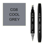 Touch Twin CG6 Cool Grey Marker - Sanat, Çizim ve Tasarım Kalemi