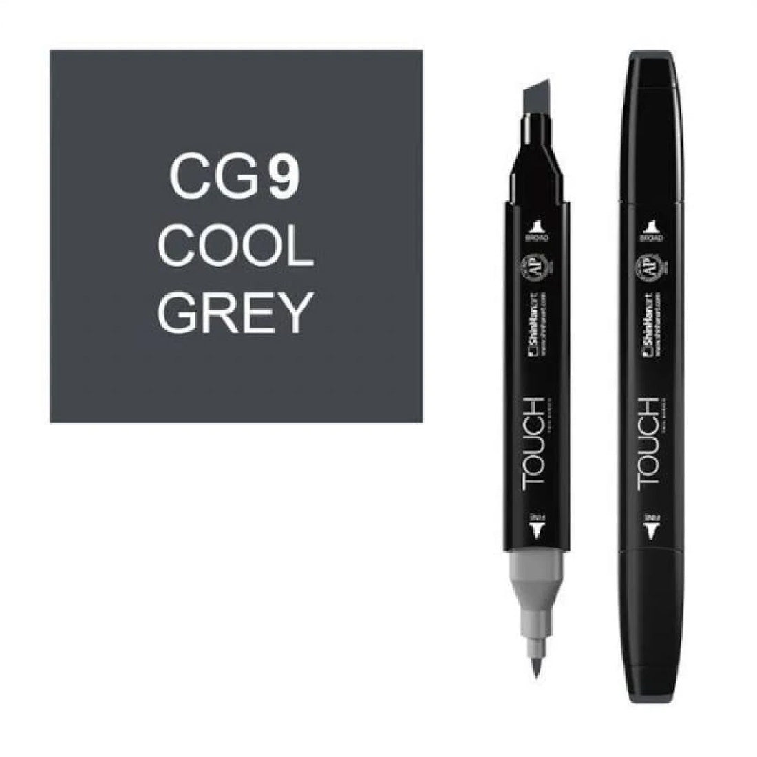 Touch Twin CG9 Cool Grey Marker Kalem - Sanat, Çizim ve Tasarım Markeri