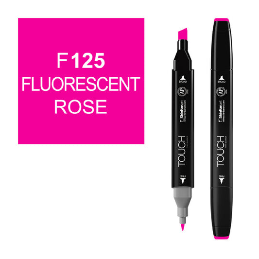 Touch Twin F125 Floresan Gül Marker - Sanatçı Çizim ve Tasarım Kalemi