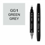 Touch Twin GG1 Green Grey Marker - Sanatsal Çizim ve Tasarım Kalemi