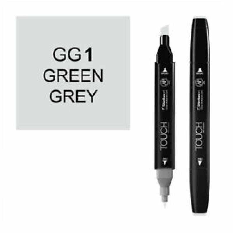 Touch Twin GG1 Green Grey Marker - Sanatsal Çizim ve Tasarım Kalemi