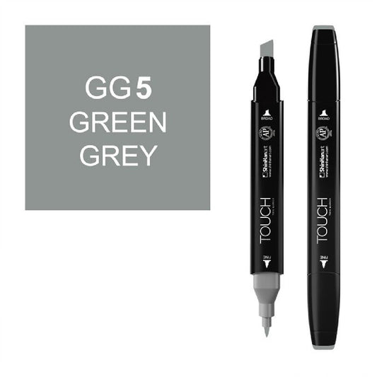 Touch Twin GG5 Green Grey Marker - Sanatsal Çizim ve Tasarım Kalemi