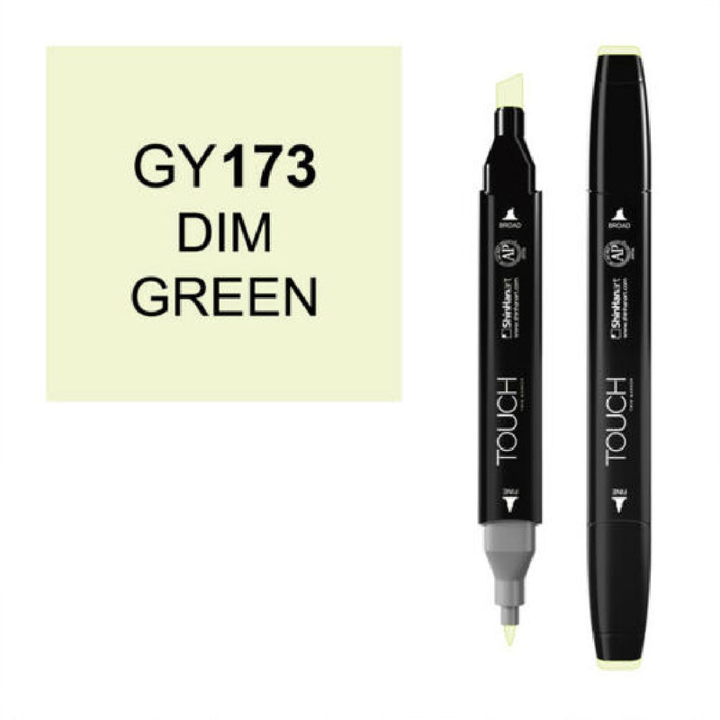 Touch Twin Soluk Yeşil Marker Kalem - Sanatsal Çizim ve Tasarım Kalemi
