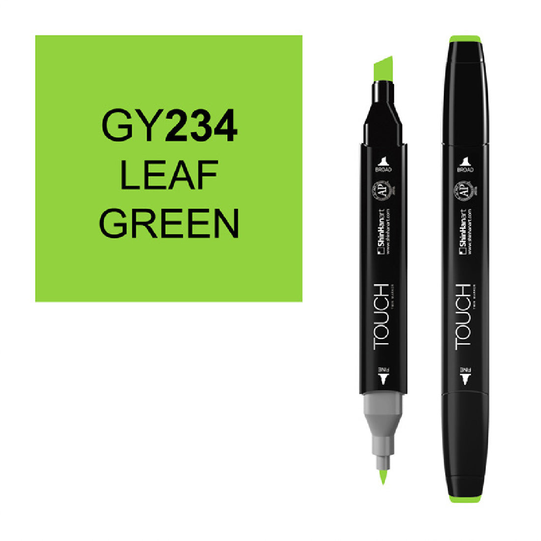 Touch Twin Leaf Green Marker - Sanat, Çizim ve Tasarım Kalemi